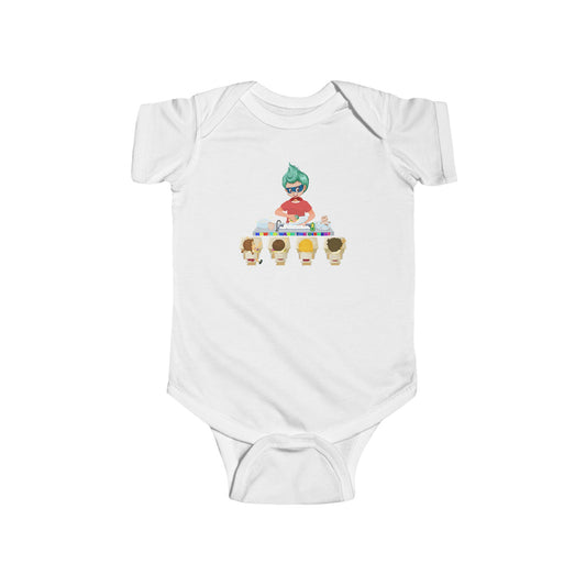Infant Bodysuit - Little kiddo teaching to wash dishes