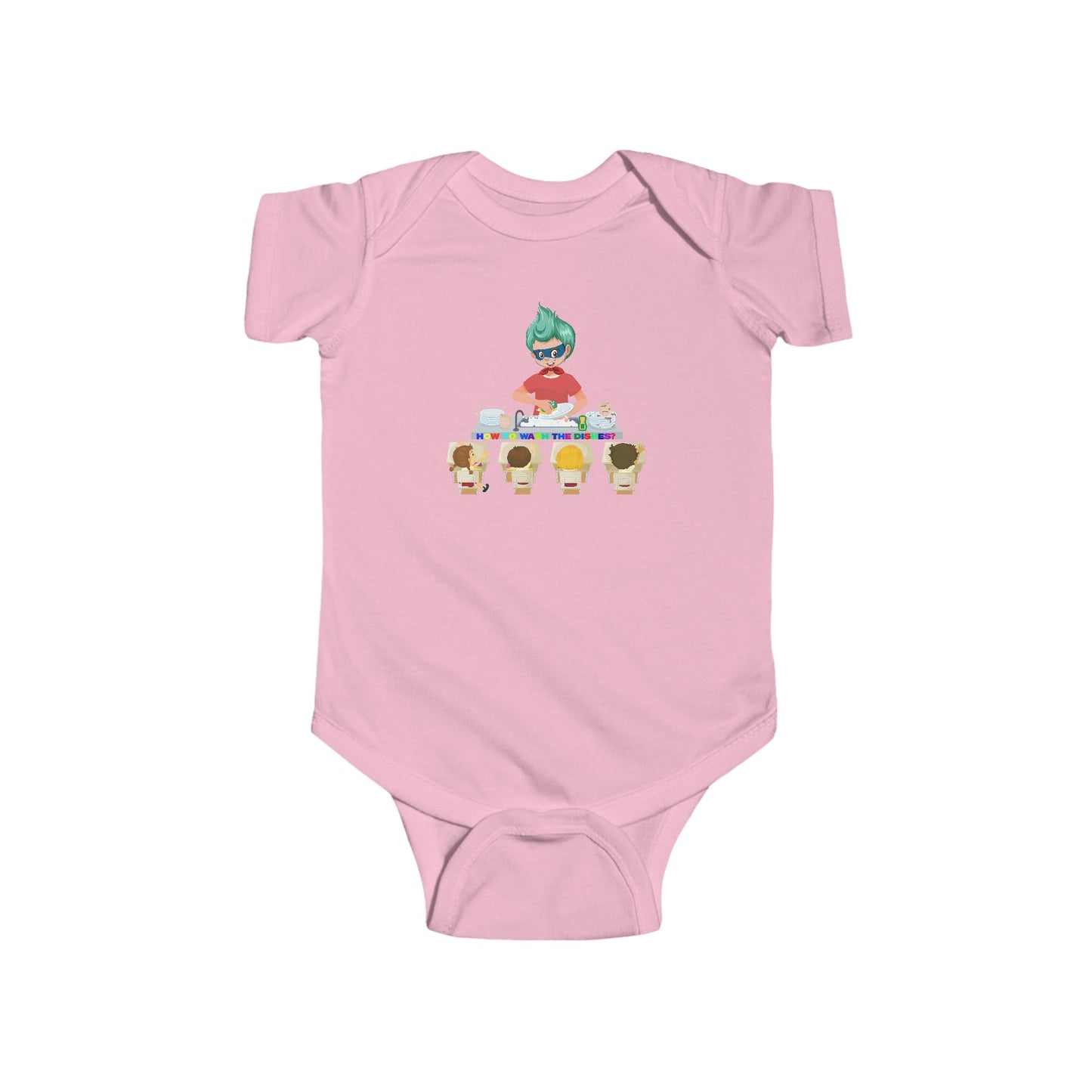 Infant Bodysuit - Little kiddo teaching to wash dishes