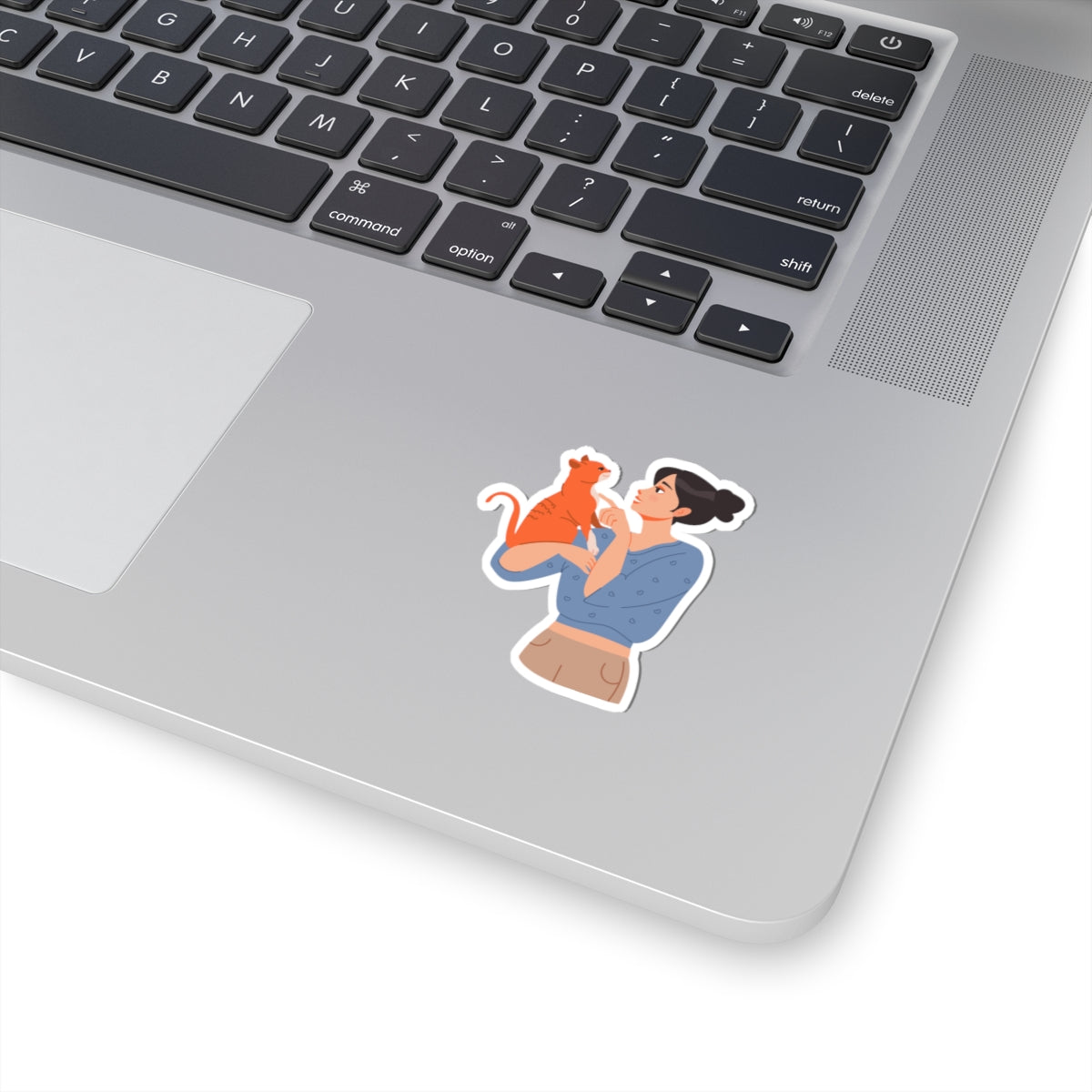 Kiss-Cut Stickers - Cat mom