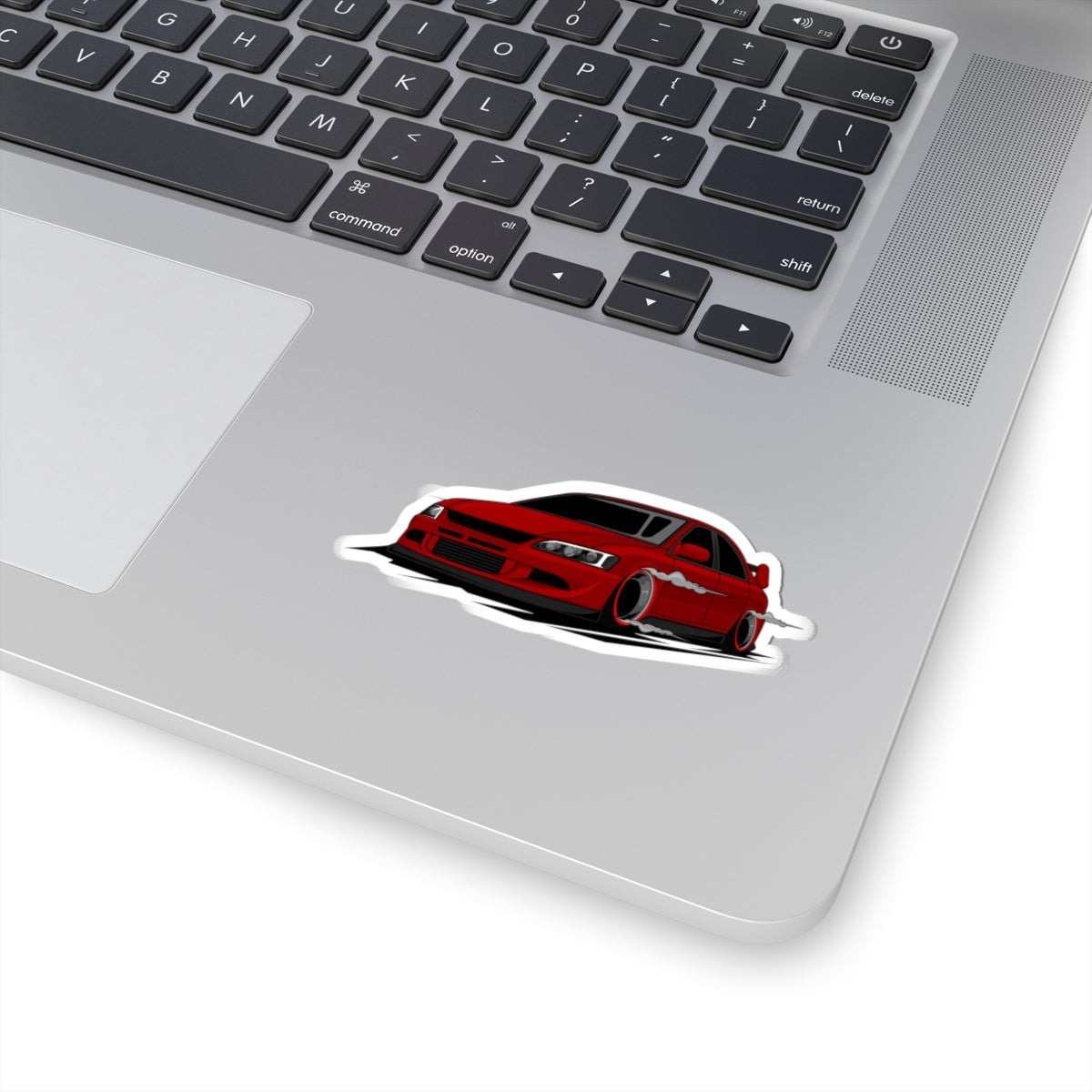 Kiss-Cut Vinyl Decals - Red drift car