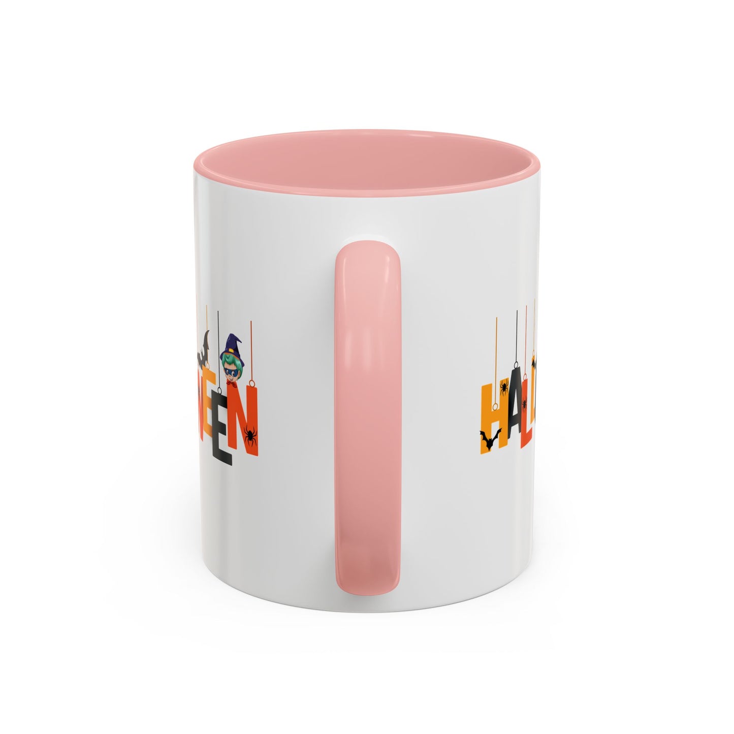 Accent Coffee Mug - Holloween hanging letters