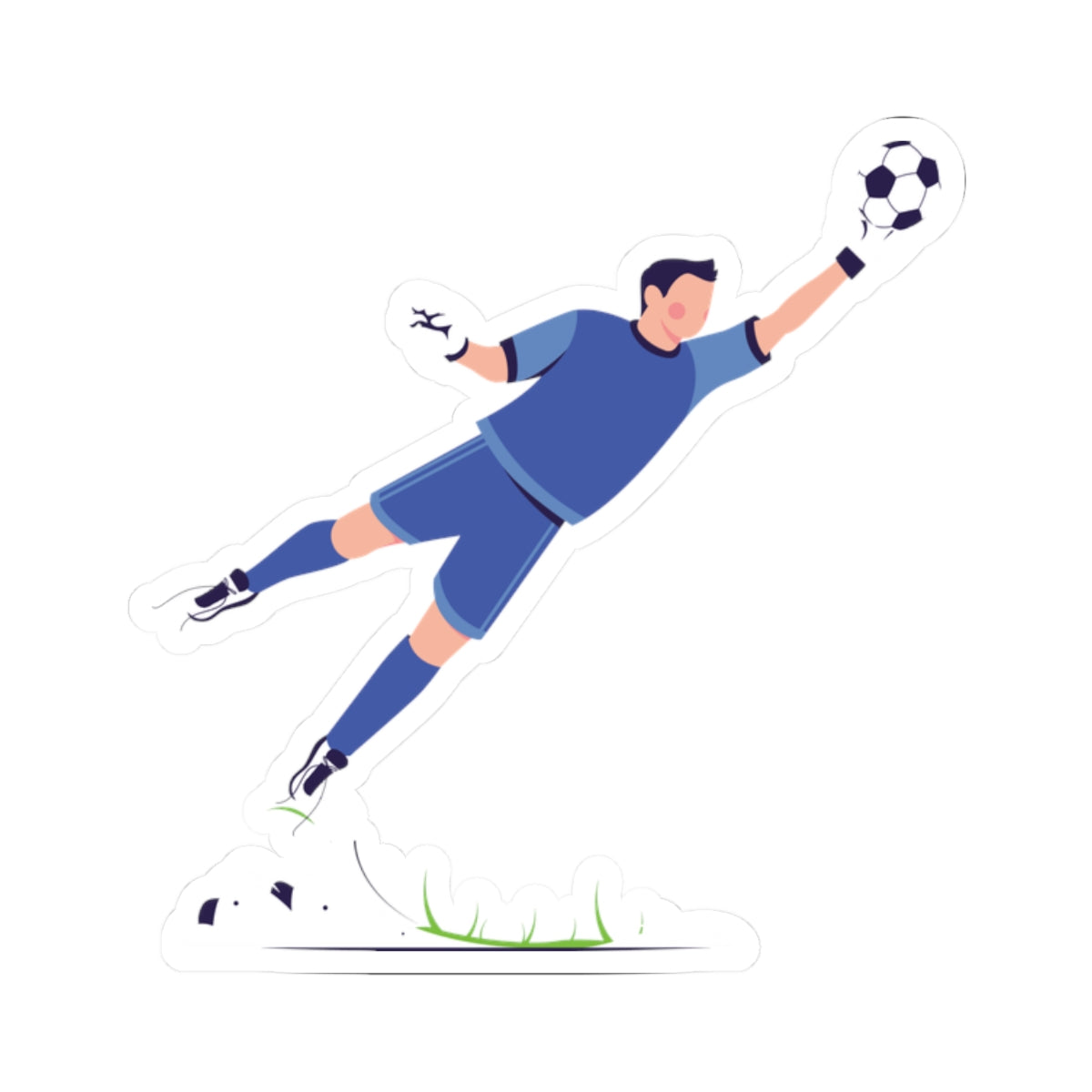 Kiss-Cut Stickers - Goal keeper