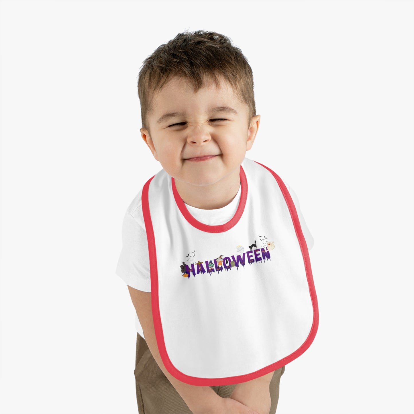 Baby Bib - Holloween word