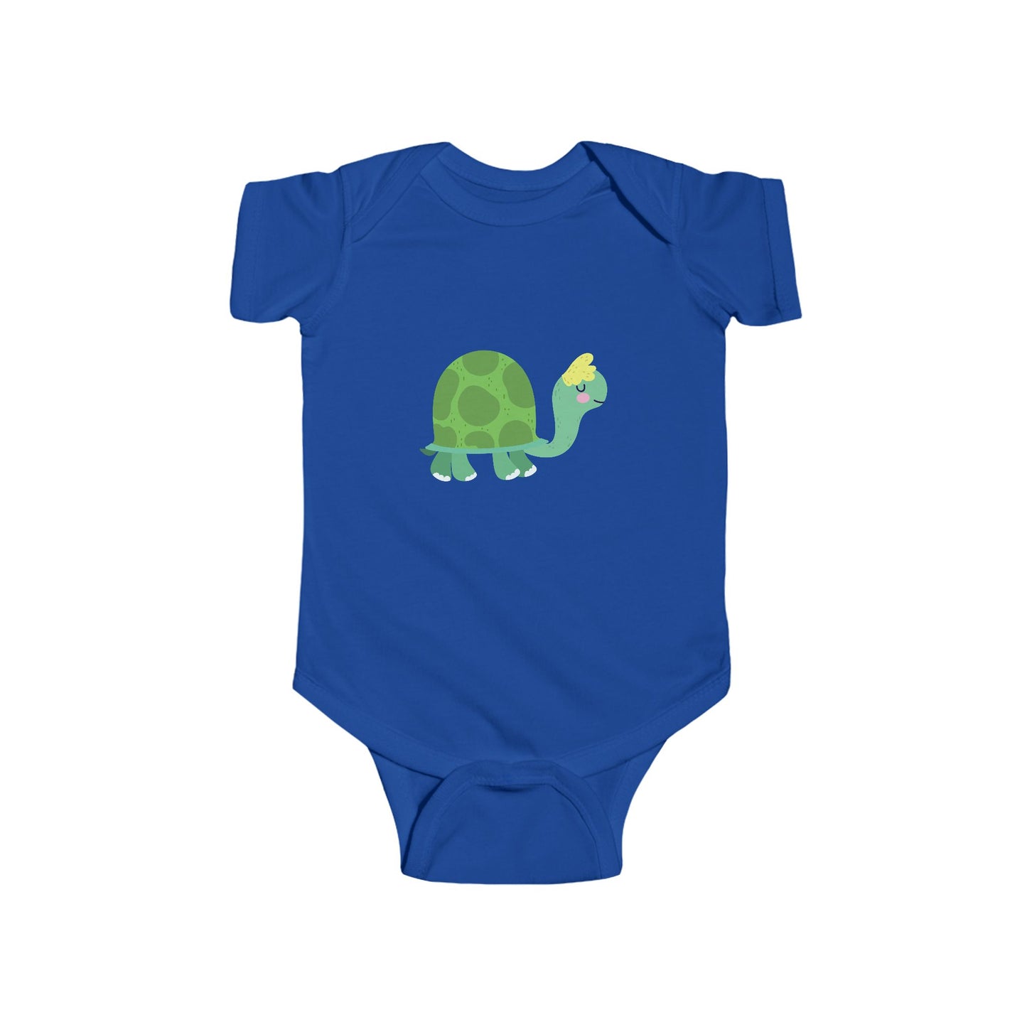Infant Fine Jersey Bodysuit - Sleeping turtle
