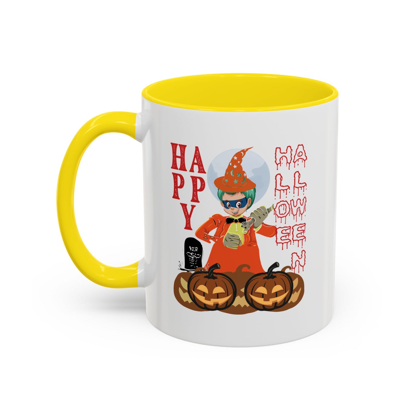 Accent Coffee Mug - Holloween design by super kiddo