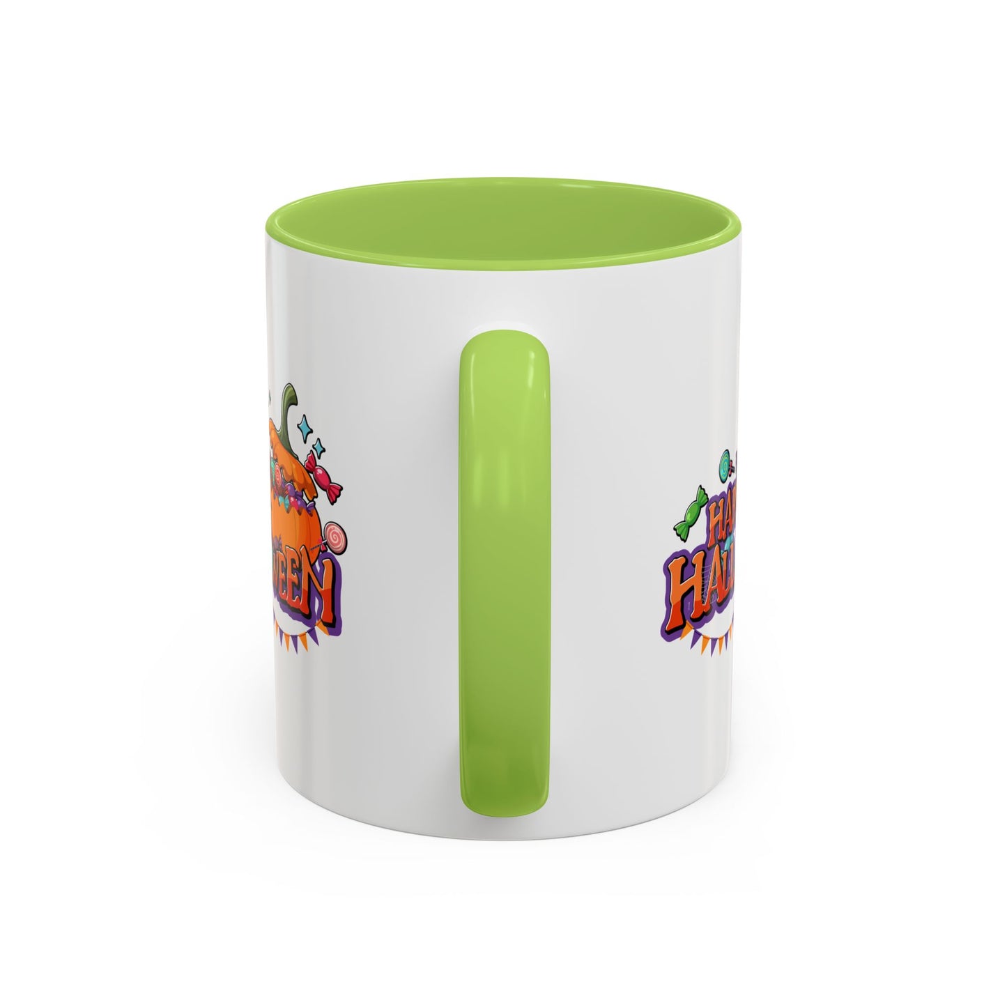 Accent Coffee Mug - Happy halloween banner