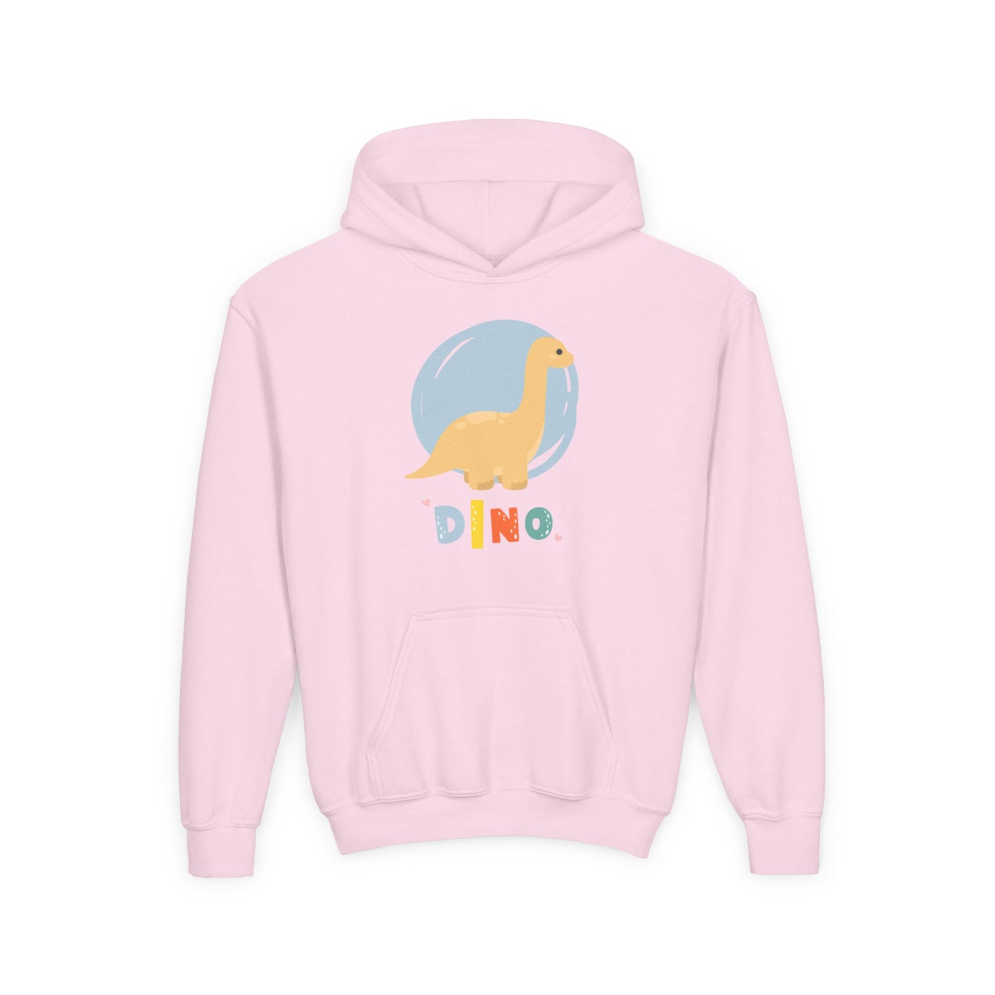 Youth Heavy Blend Hooded Sweatshirt - Dino Embrace