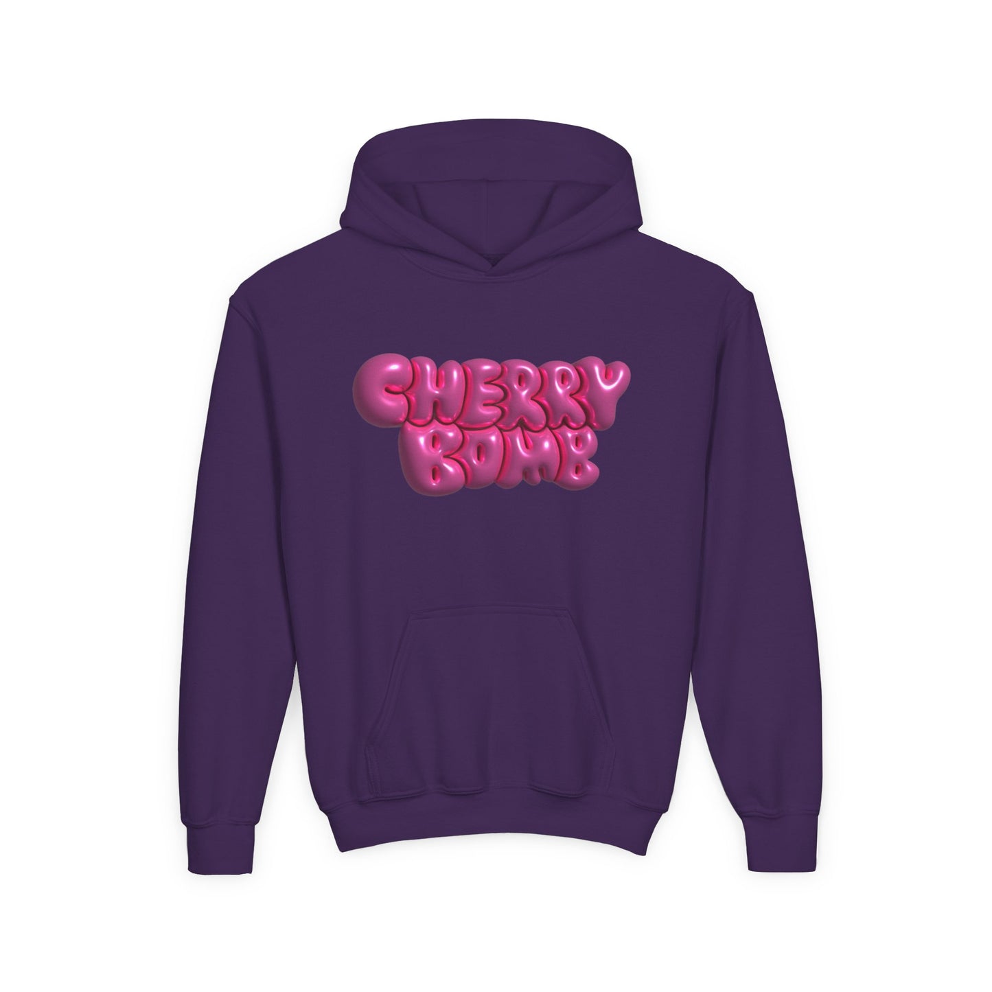 Youth Heavy Blend Hooded Sweatshirt - Cherry Bomb