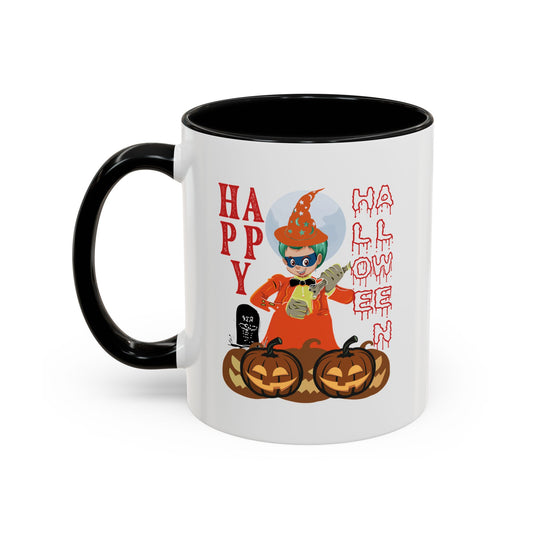 Accent Coffee Mug - Holloween design by super kiddo