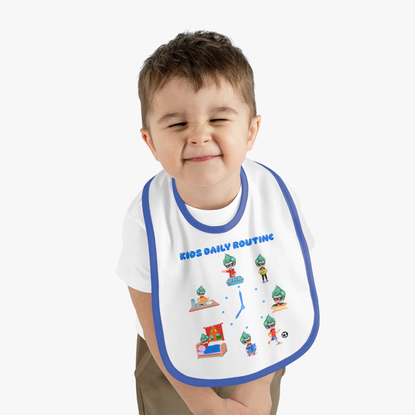 Baby Bib - Super kiddo daily routine