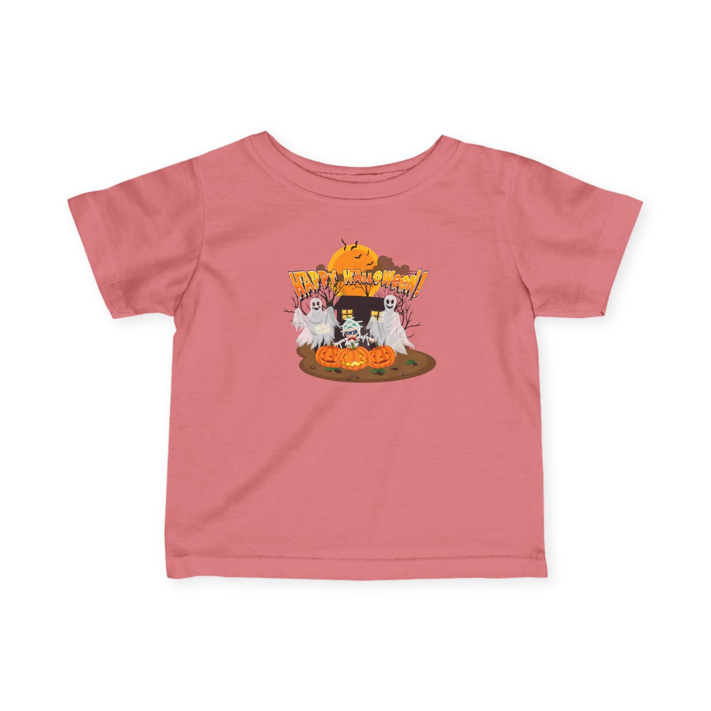 Infant Fine Jersey Tee - Super kiddo with ghost
