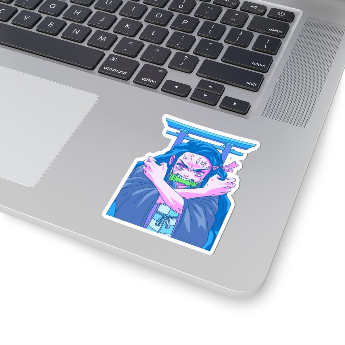 Kiss-Cut Stickers - Demon slayer nezuko transformation