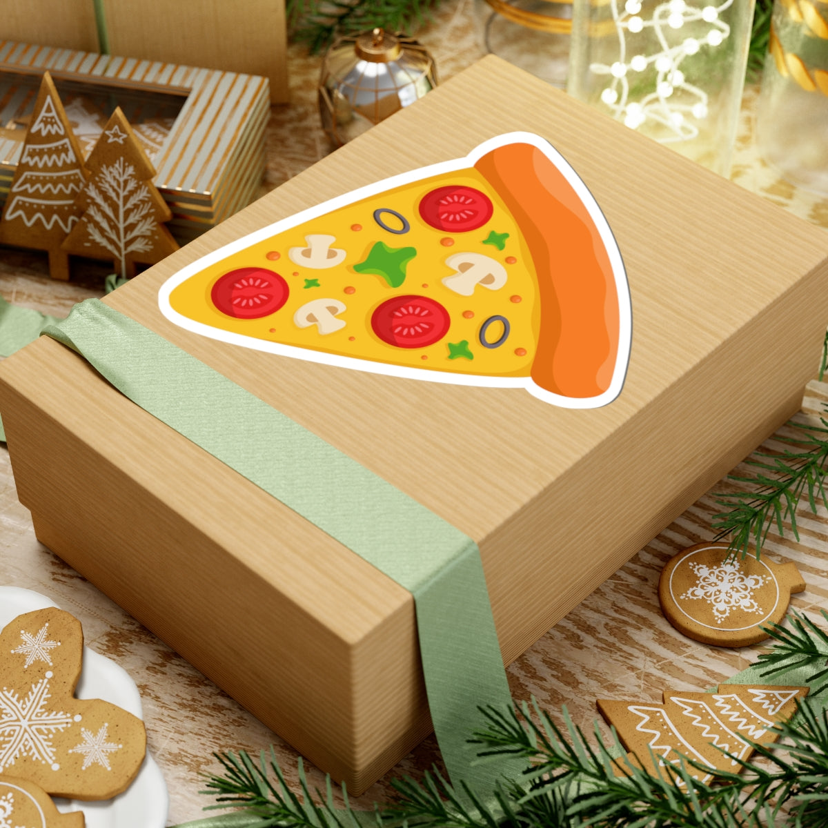 Kiss-Cut Stickers - Pizza slice