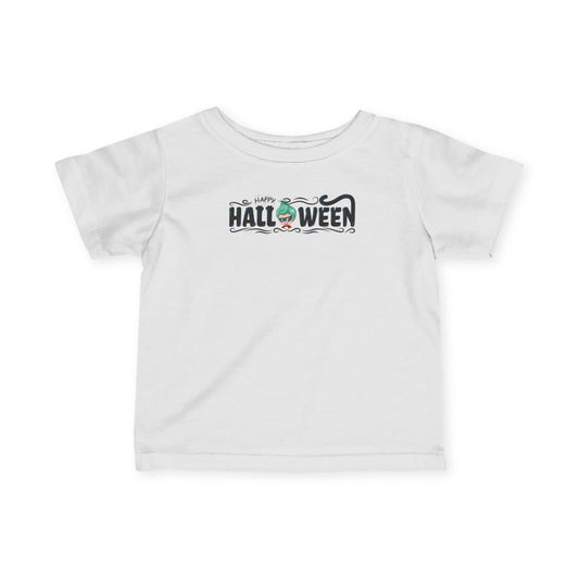 Infant Fine Jersey Tee - Happy halloween by super kiddo