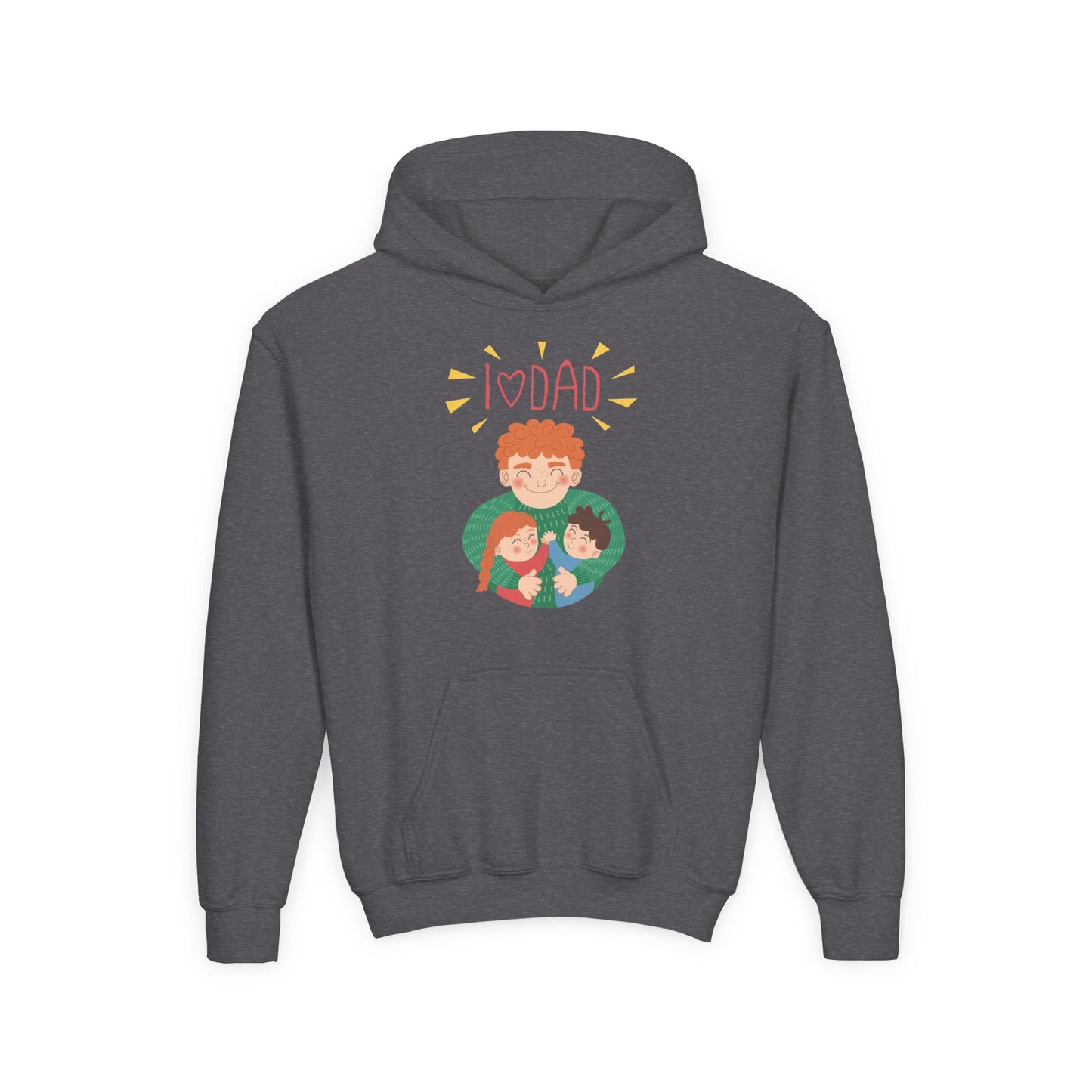 Youth Heavy Blend Hooded Sweatshirt - Daddys love