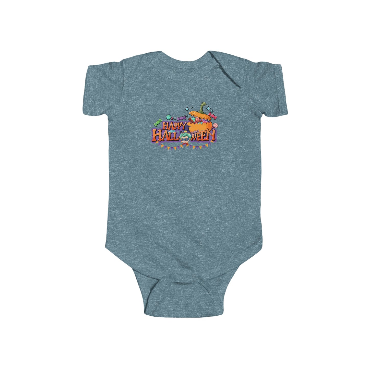 Infant Bodysuit - Happy halloween banner
