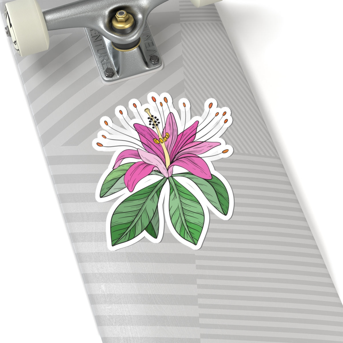 Kiss-Cut Vinyl Decals - Purple flower