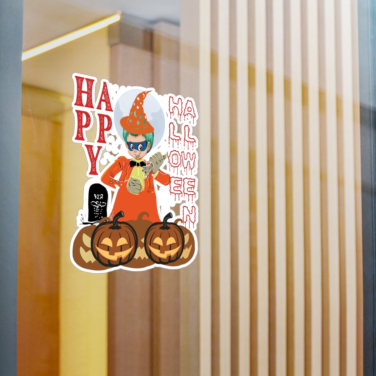 Halloween Kiss-Cut Vinyl Decals – Holloween design by super kiddo