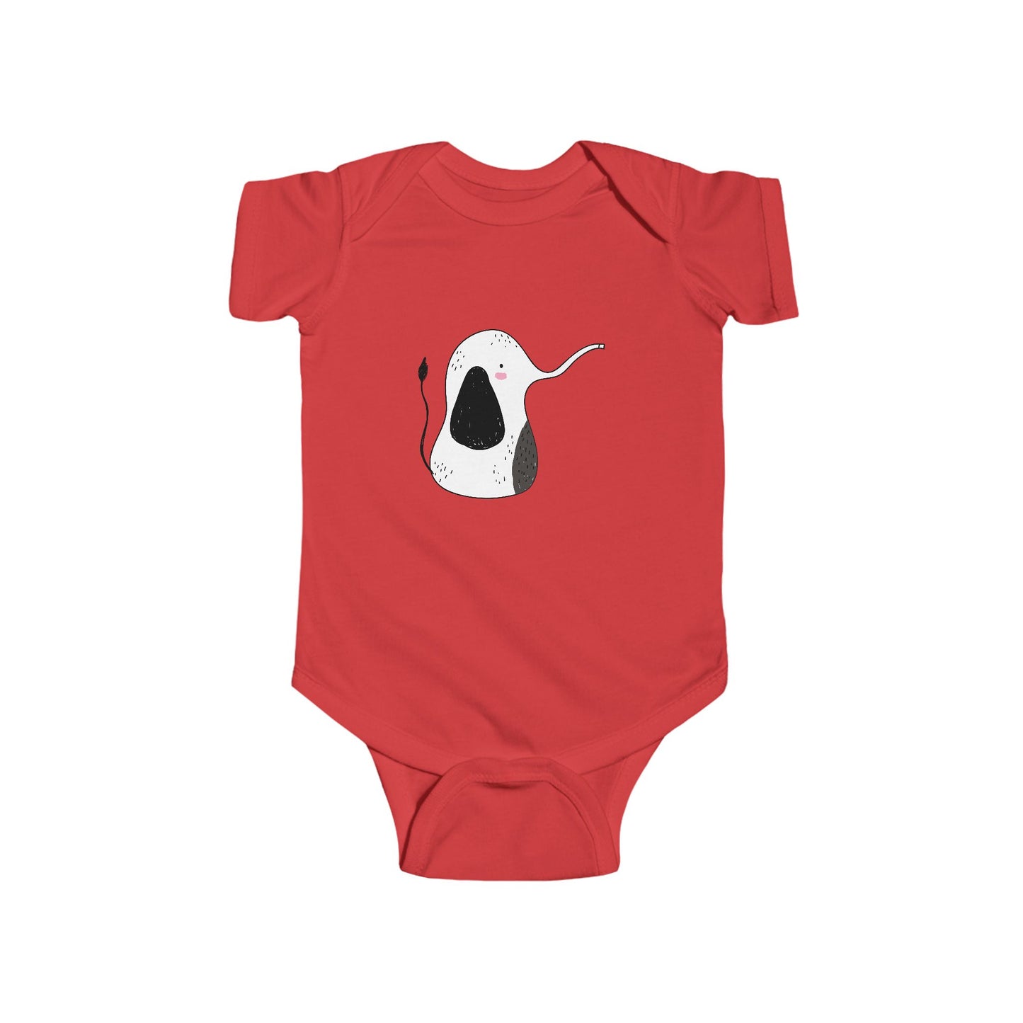 Infant Fine Jersey Bodysuit - Cute elephant