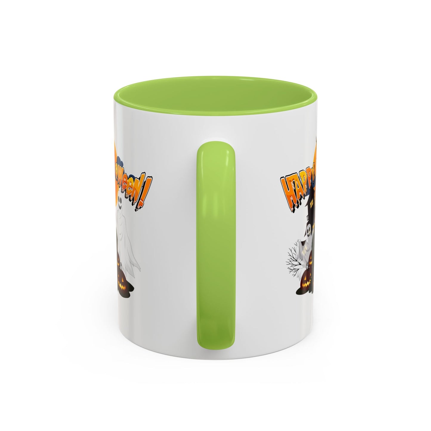 Accent Coffee Mug - Happy holloween - cemetery