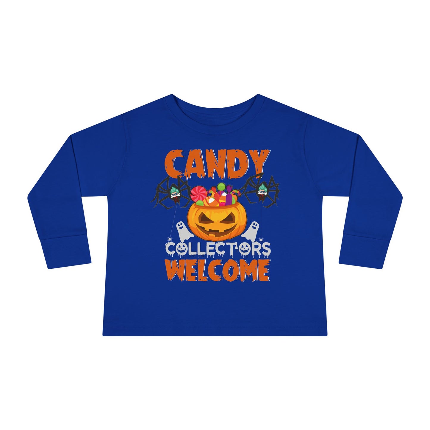 Toddler Long Sleeve Tee - Candy collectors by super kiddo