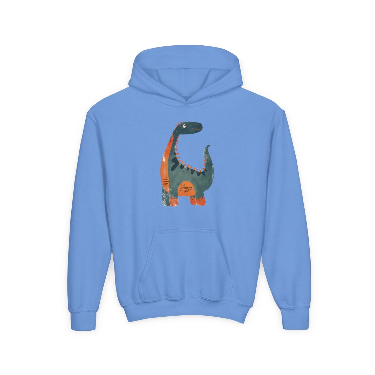 Youth Heavy Blend Hooded Sweatshirt - Whimsical Dinosaur
