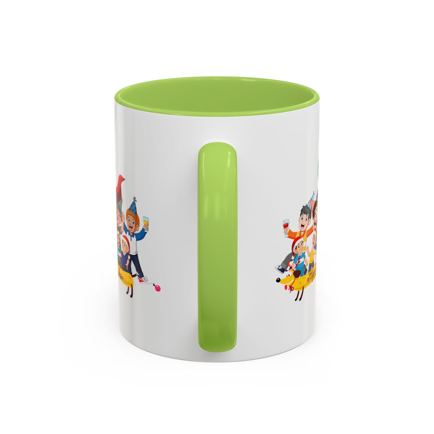 Accent Coffee Mug - Happy new year with friends