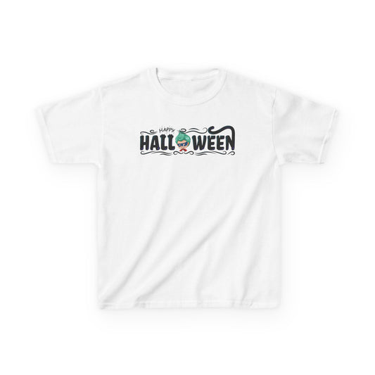Kids Heavy Cotton™ Tee - Happy halloween by super kiddo