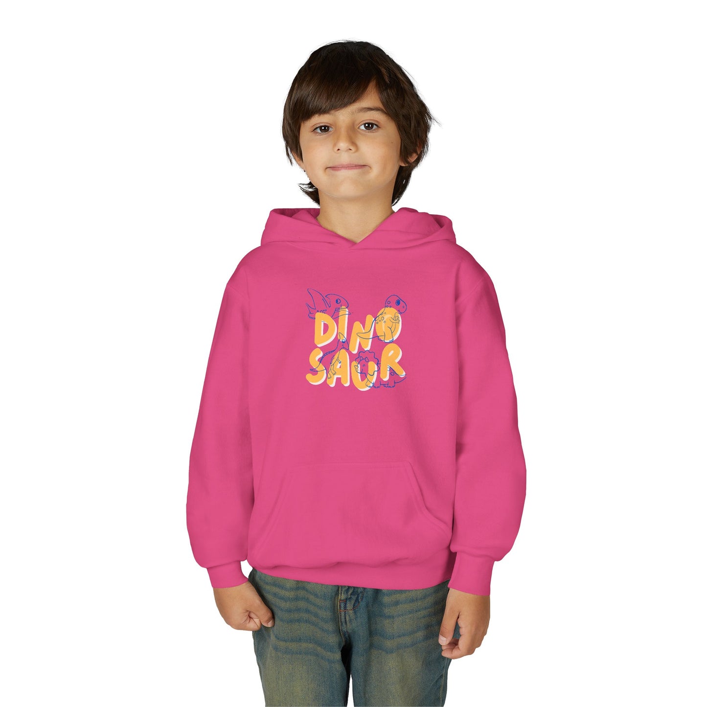 Youth Heavy Blend Hooded Sweatshirt - Dino-saur