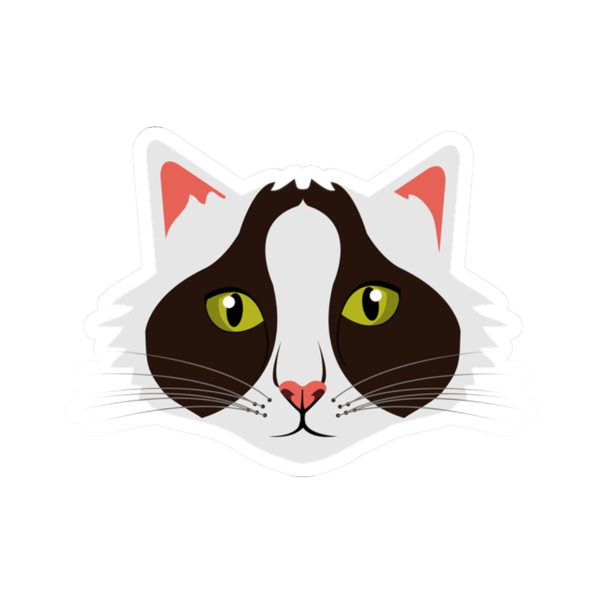 Kiss-Cut Stickers - Blue and white