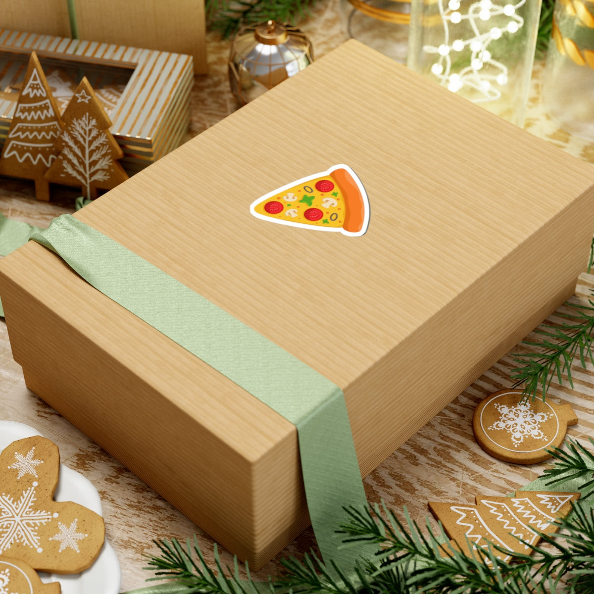 Kiss-Cut Stickers - Pizza slice
