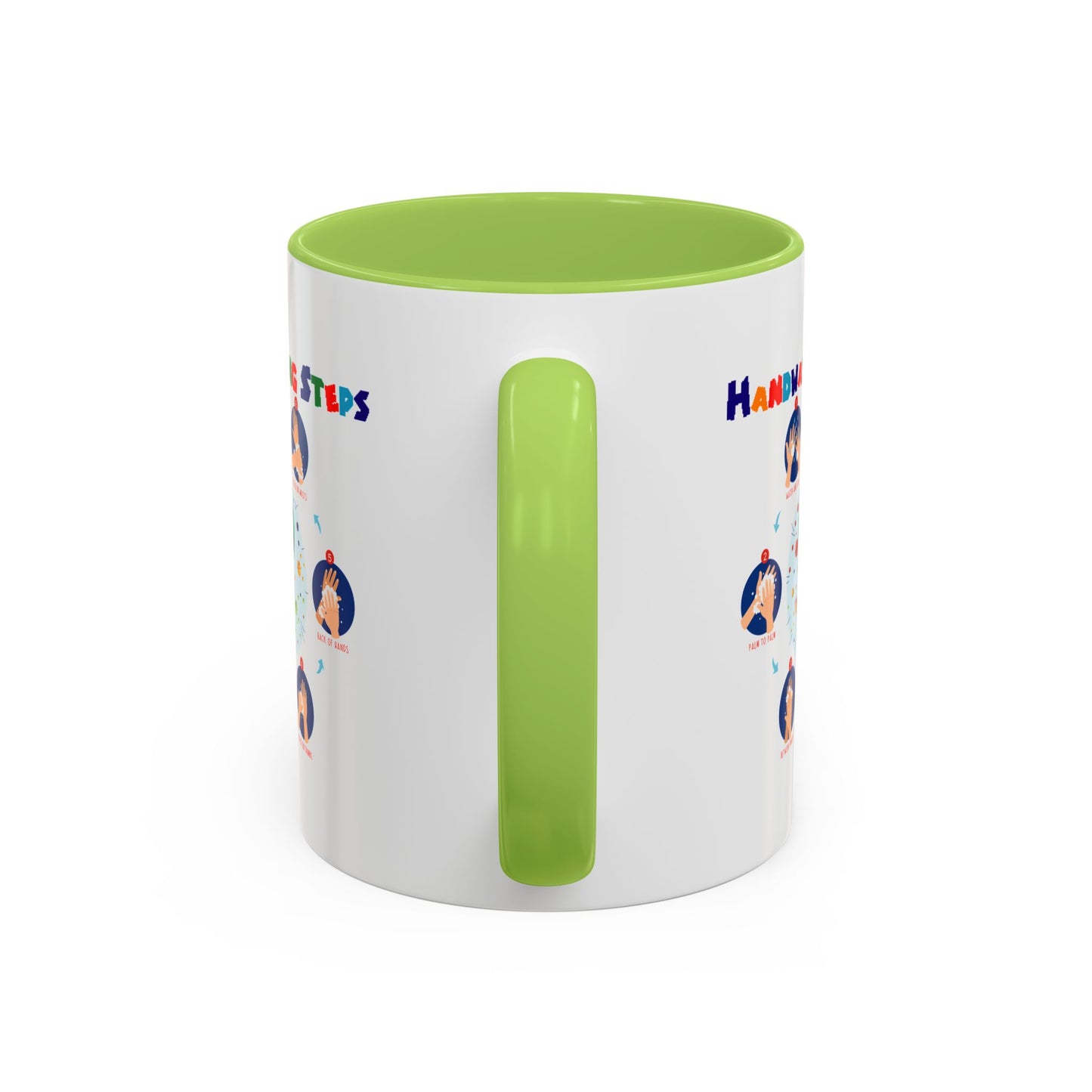 Accent Coffee Mug - Super kiddo how to wash hand properly