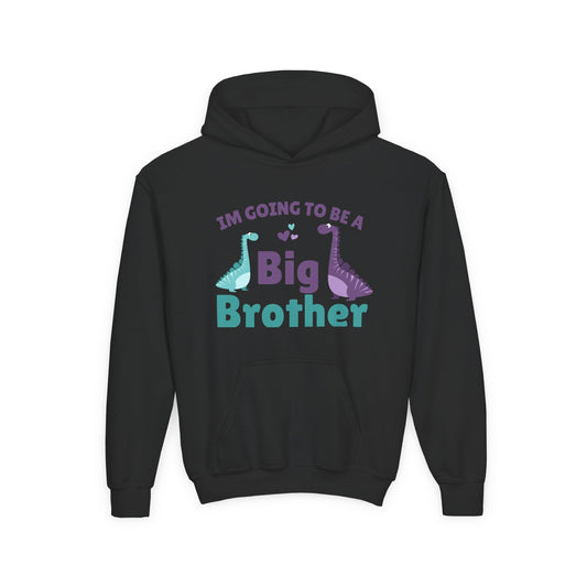 Kids Big Brother Dinosaur Hoodie Printify