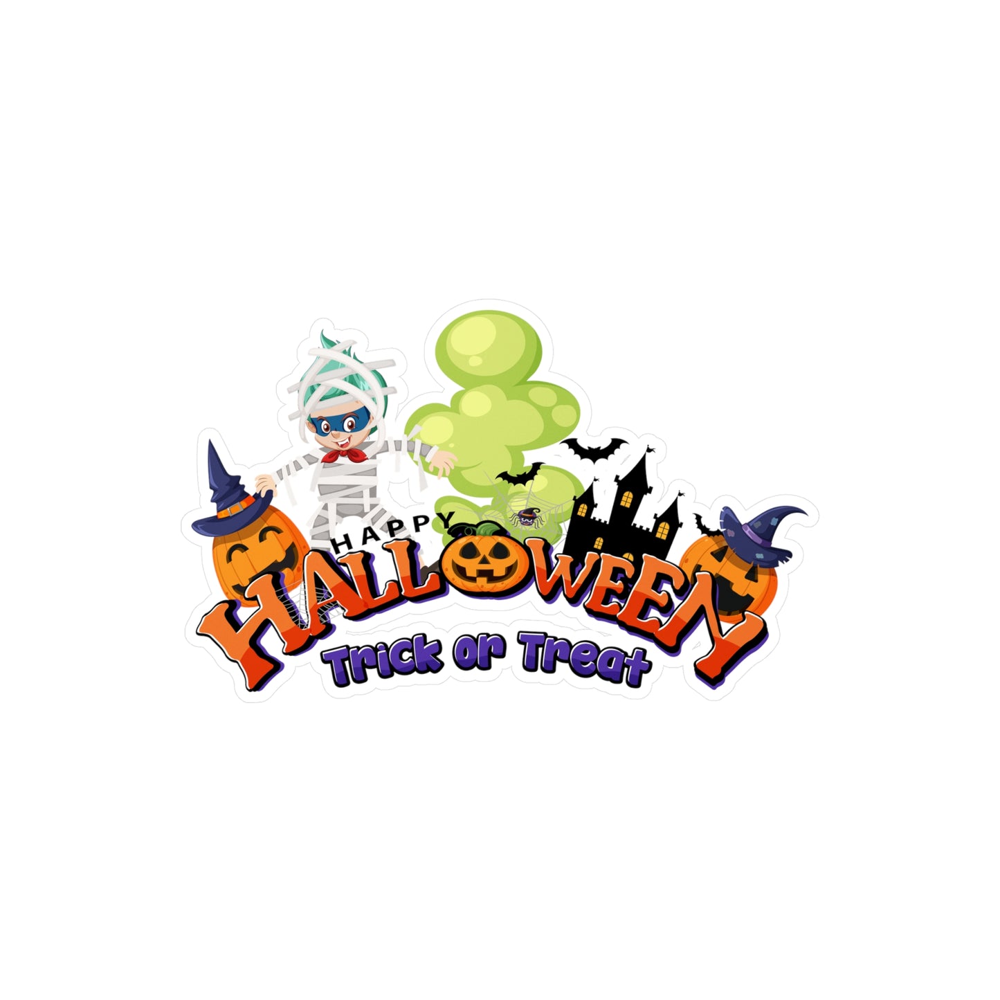 Halloween Kiss-Cut Vinyl Decals – Trick or Treat