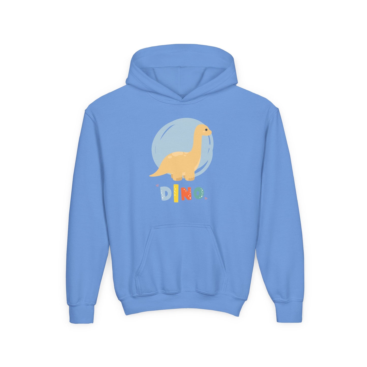 Youth Heavy Blend Hooded Sweatshirt - Dino Embrace