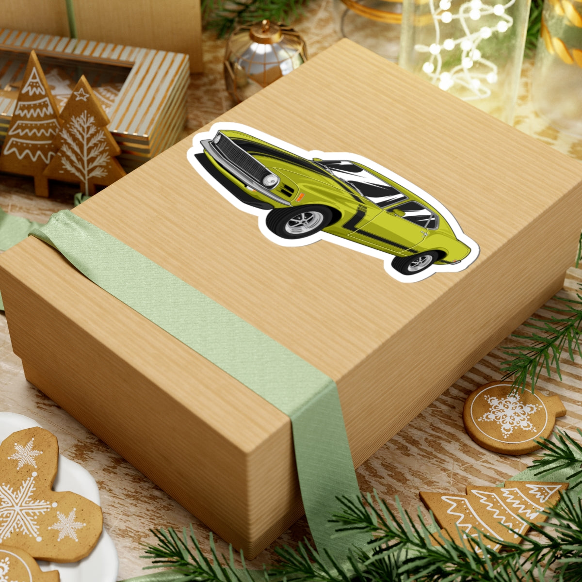 Kiss-Cut Vinyl Decals - Super fast car