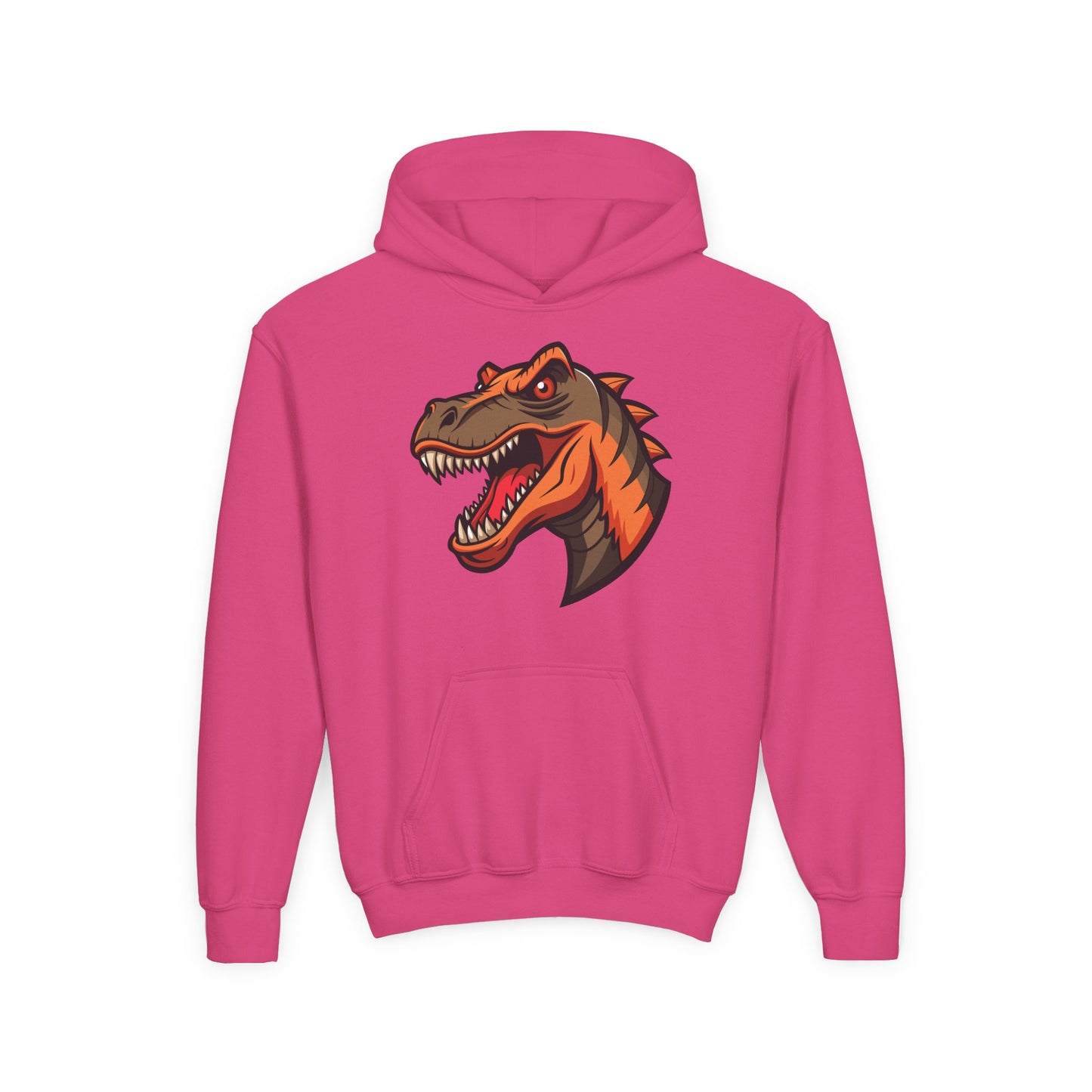 Youth Heavy Blend Hooded Sweatshirt -  Tyrannosaurus rex