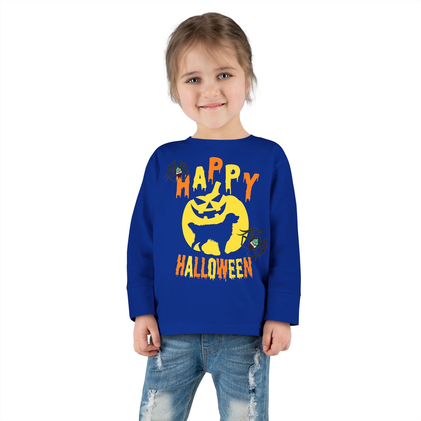 Toddler Long Sleeve Tee - Happy holloween