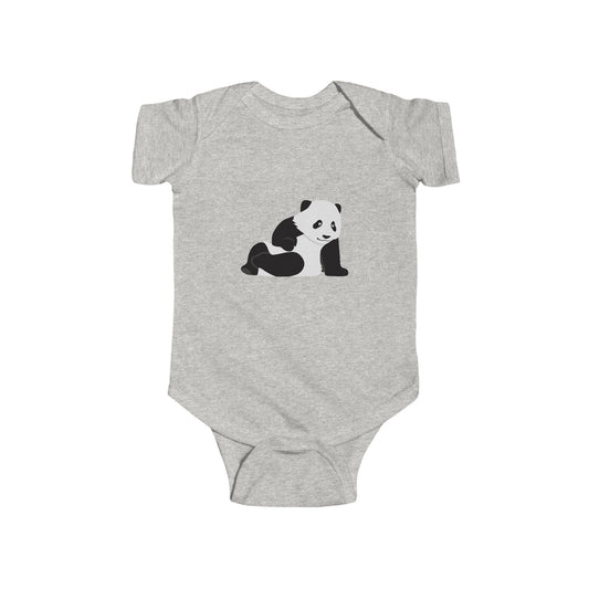 Baby Chilling Panda Bodysuit - Infant Onesie Printify