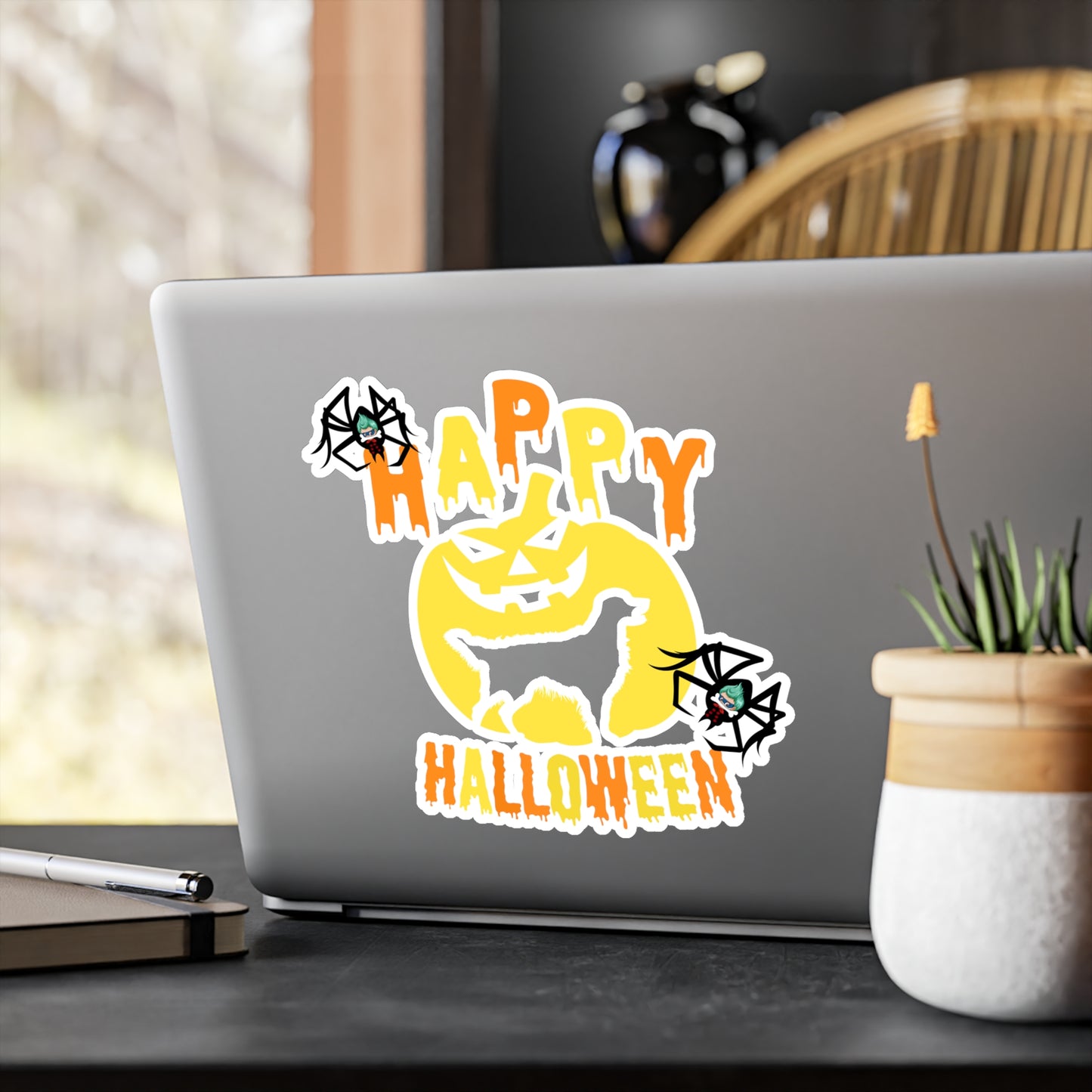 Halloween Kiss-Cut Vinyl Decals – Happy holloween