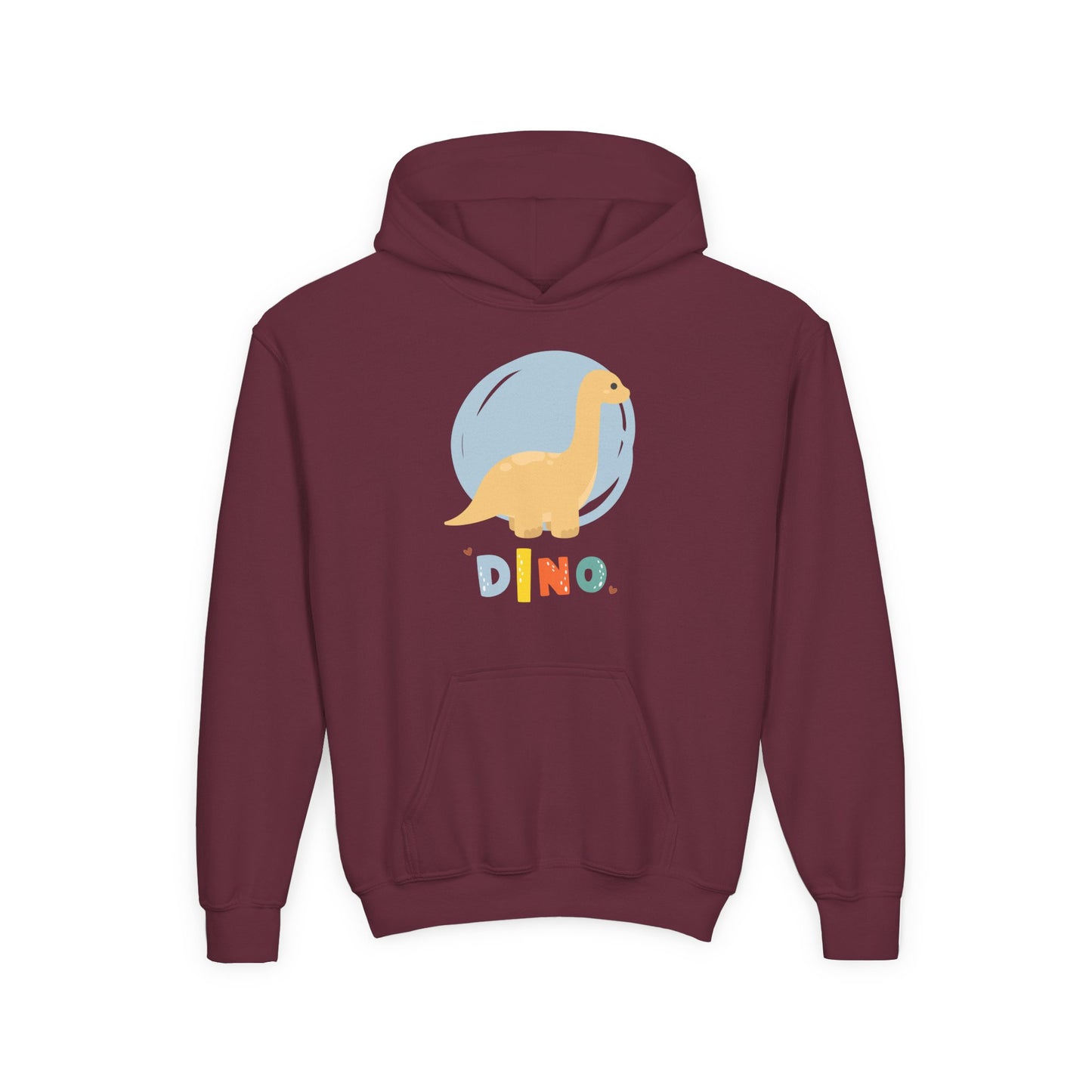 Youth Heavy Blend Hooded Sweatshirt - Dino Embrace