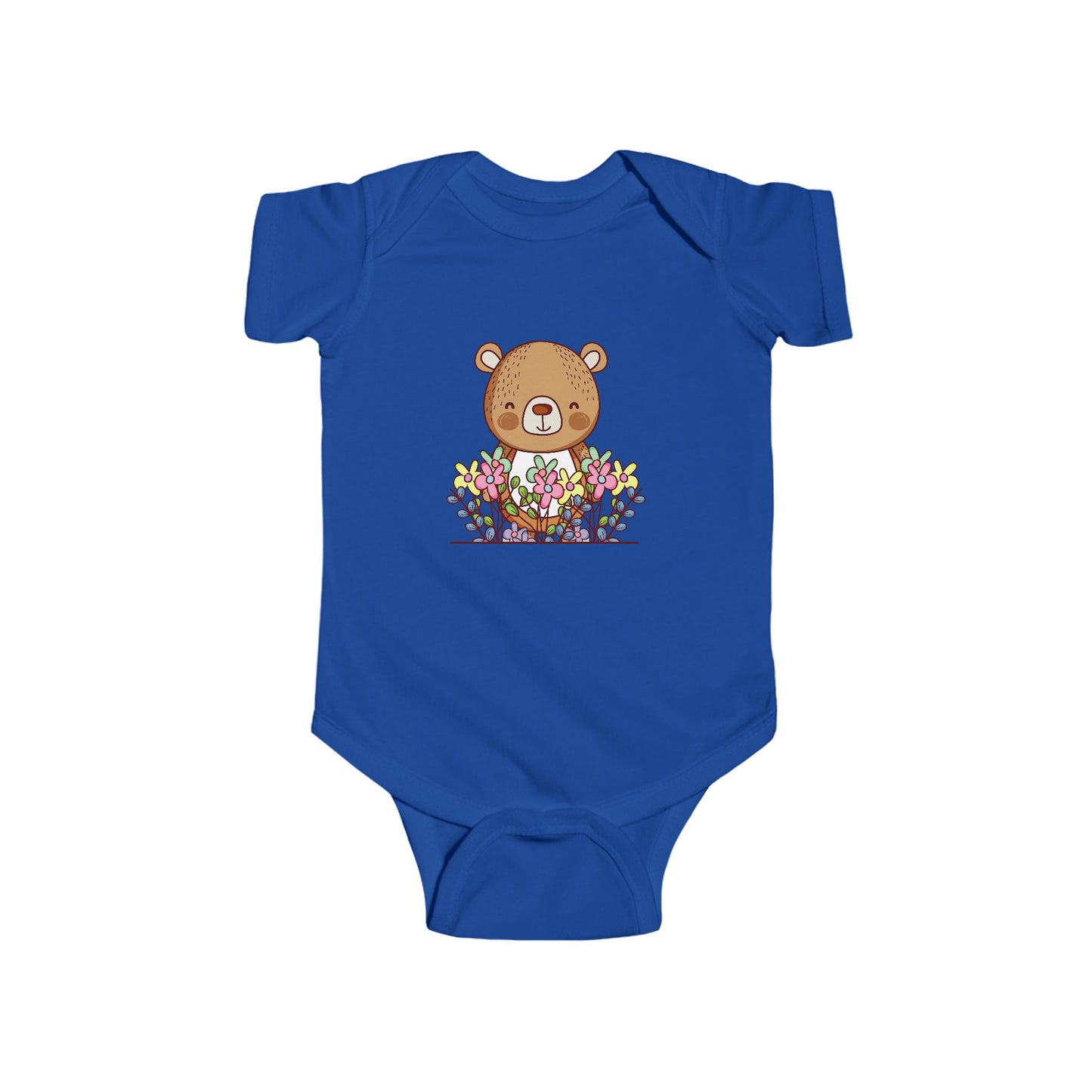 Infant Fine Jersey Bodysuit - Cute bear