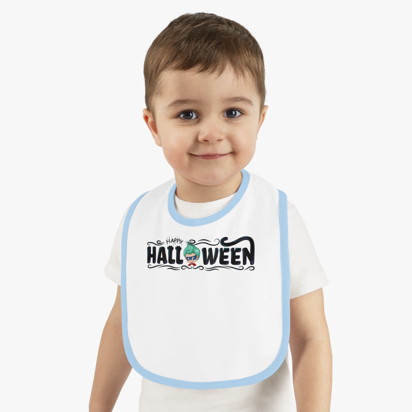 Baby Bib - Happy halloween by super kiddo