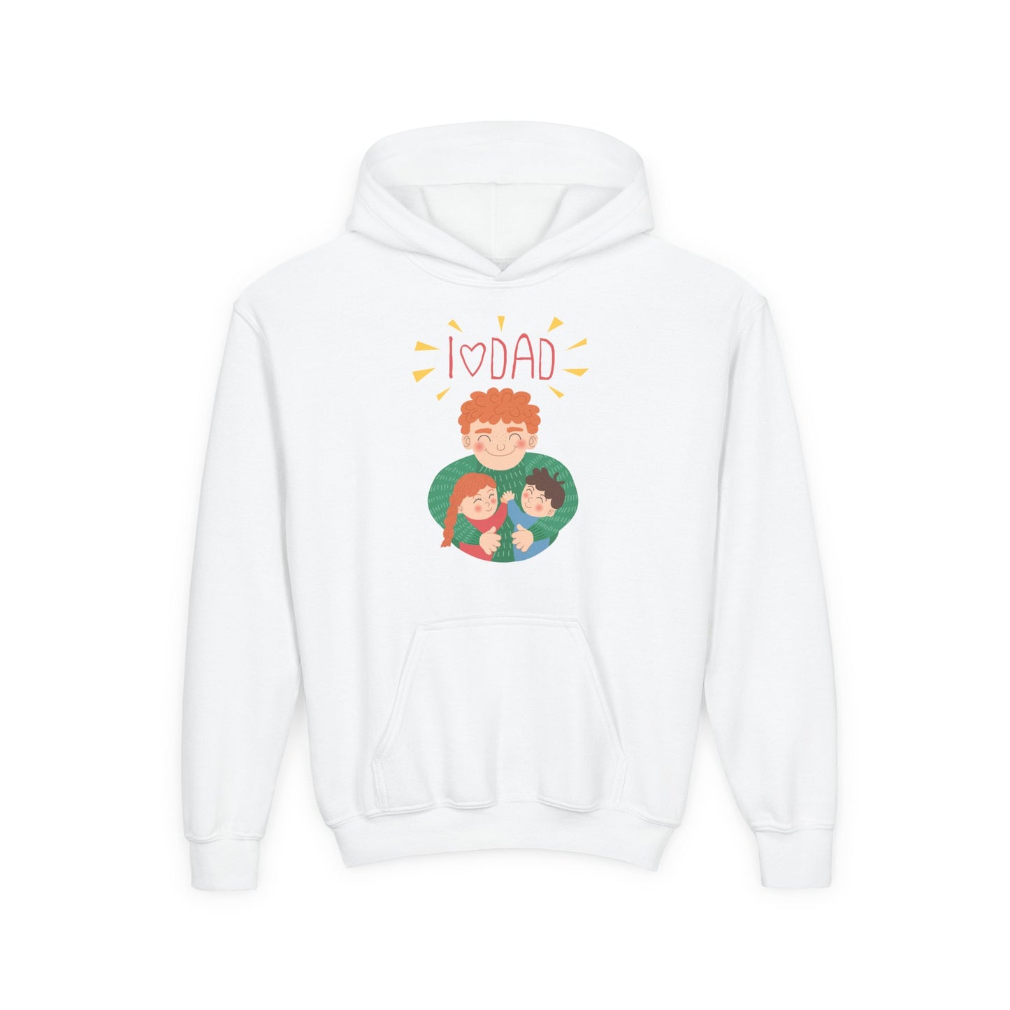 Youth Heavy Blend Hooded Sweatshirt - Daddys love