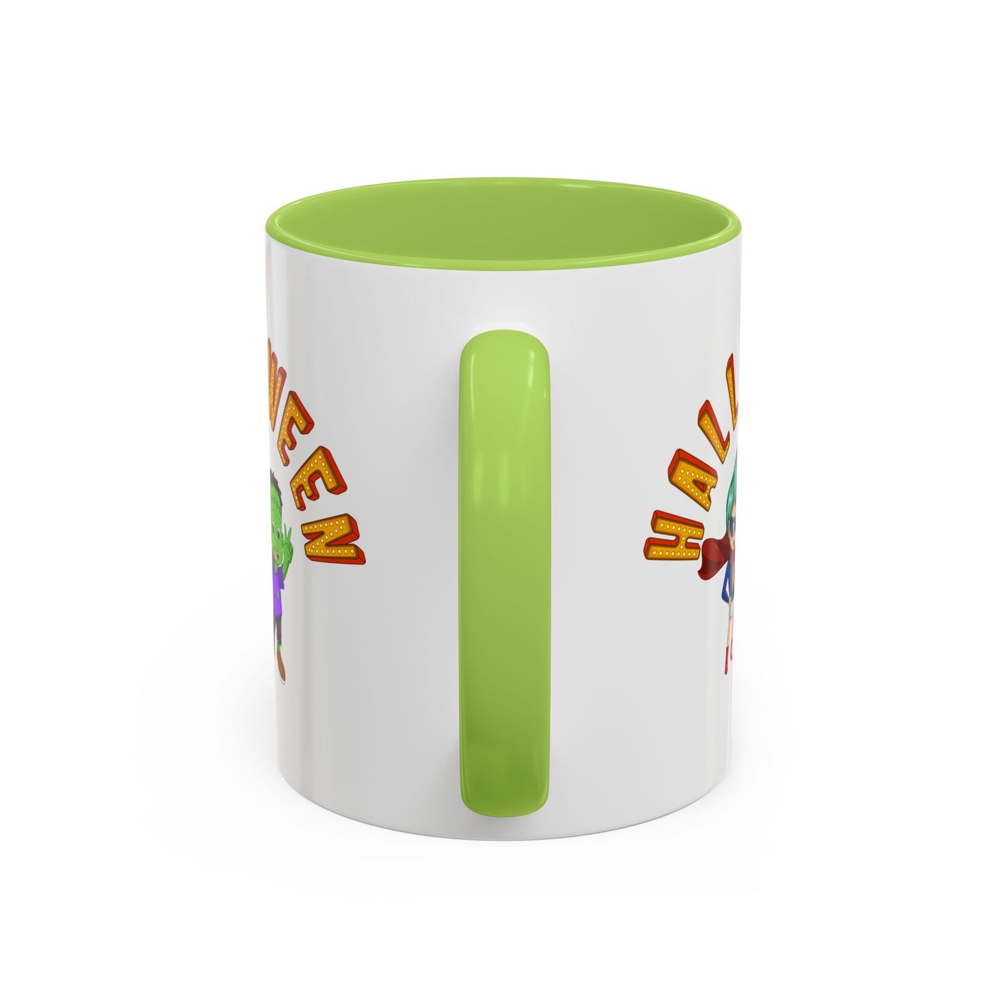 Accent Coffee Mug - Holloween with super kiddo