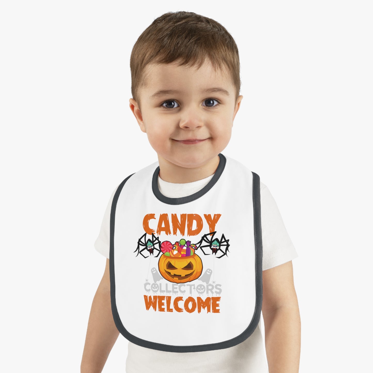 Baby Bib - Candy collectors by super kiddo