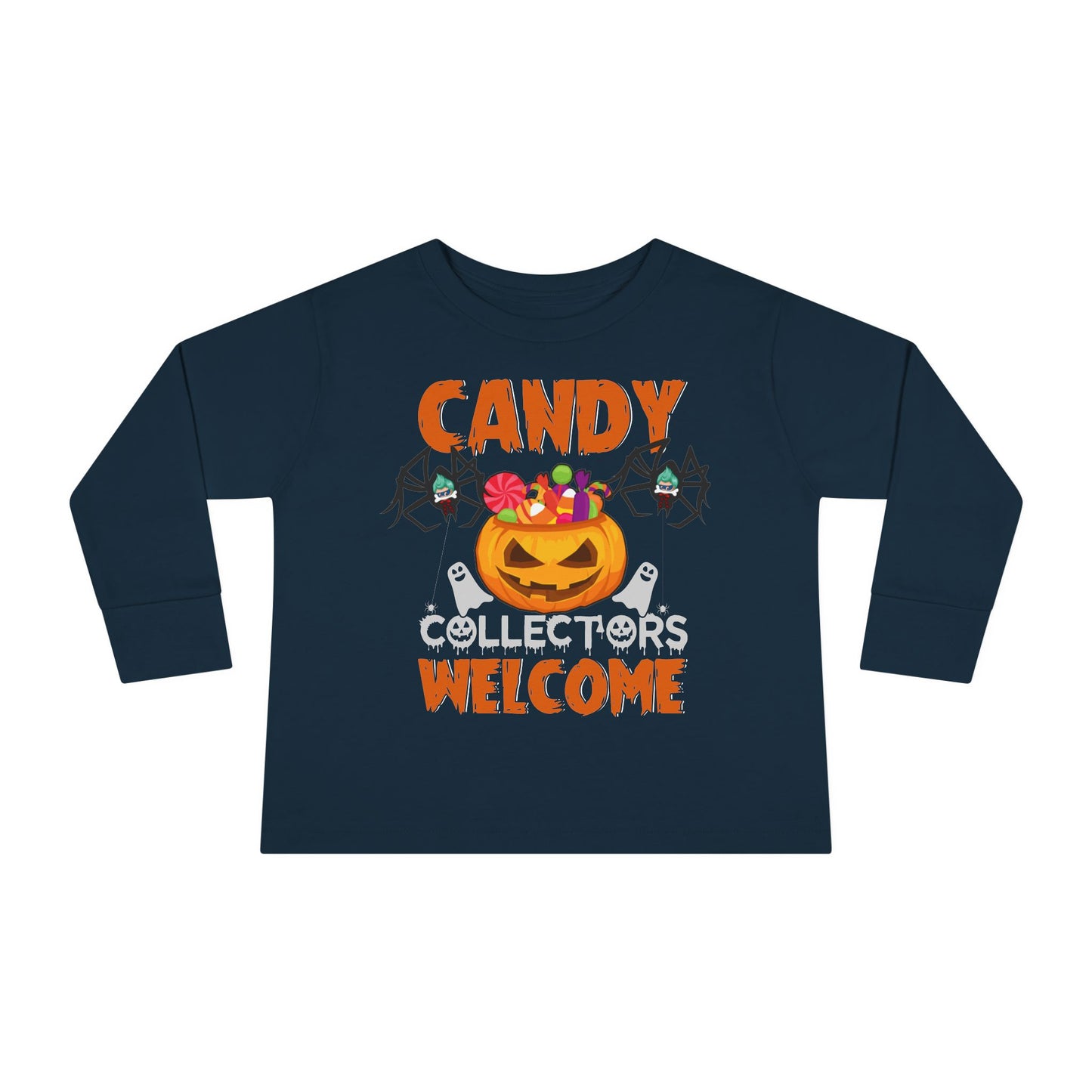 Toddler Long Sleeve Tee - Candy collectors by super kiddo
