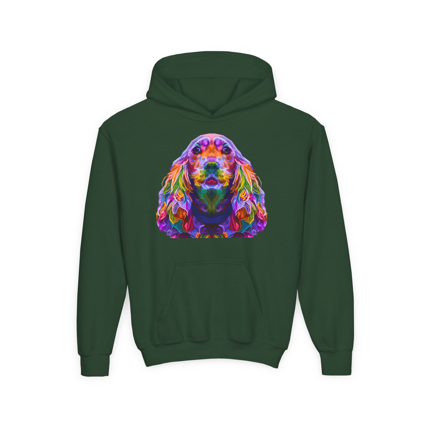 Youth Heavy Blend Hooded Sweatshirt - The golden retriever