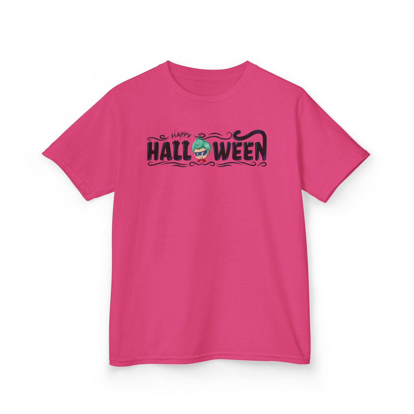 Kids Heavy Cotton™ Tee - Happy halloween by super kiddo