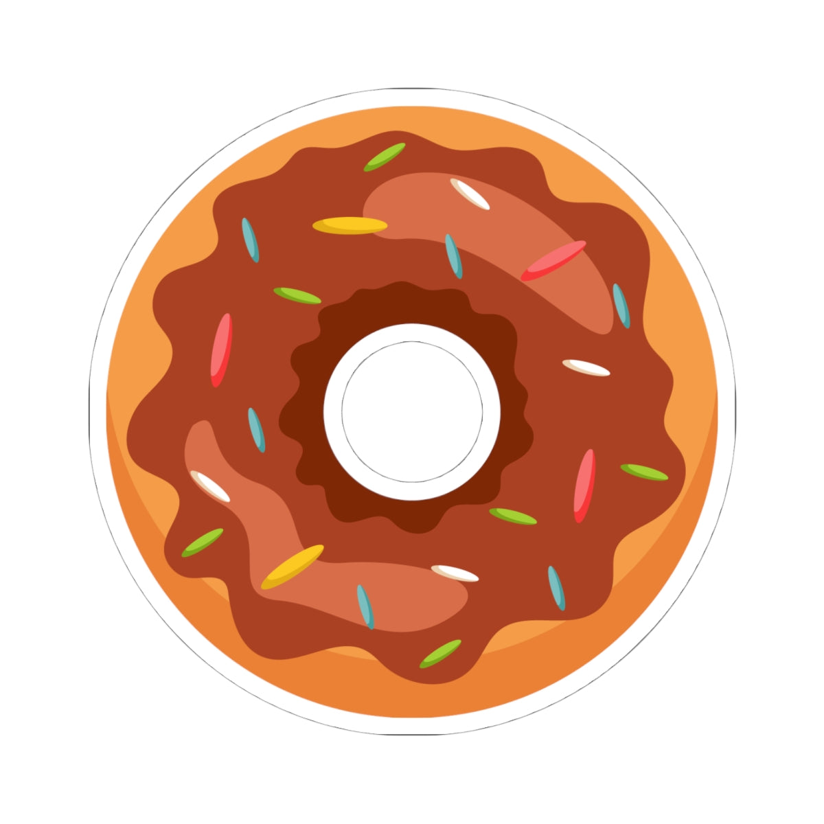 Kiss-Cut Stickers - Doughnut